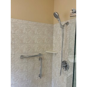 Shower remodel in St. Francis, MN