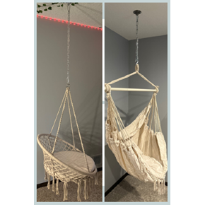 Hanging chairs installed in St. Francis, MN