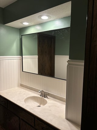Bathroom wainscotting project in Coon Rapids, MN