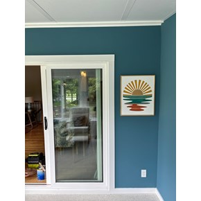 Door trim installation in Blaine, MN