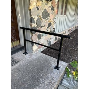 Handrail installation in Fridley, MN