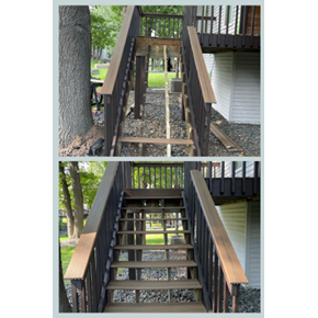 New stairs installed in Coon Rapids, MN