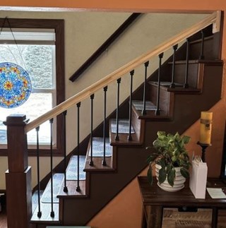 New staircase installation in Coon Rapids, MN
