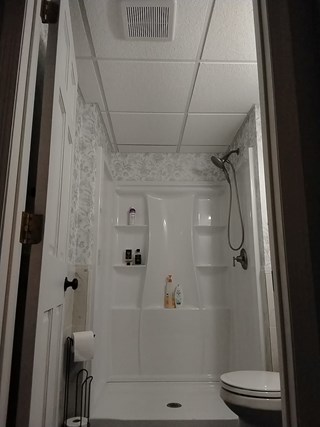 Bathroom drop down Ceiling and exhaust fan installation