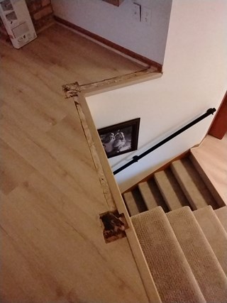 Floor Repair Before 