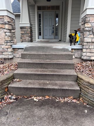 handrail installation in Maple Grove 