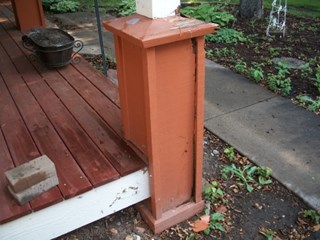 Porch Post Repair Medina, MN