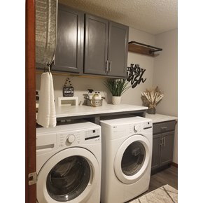 Custom Laundry Surround in Elk River Minnesota 