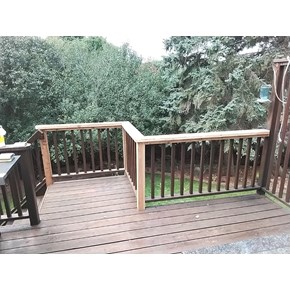 Rotted Deck boards replaced in Champlin