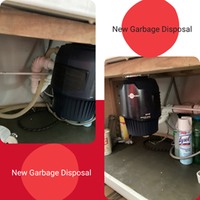 Kitchen sink disposal replacement in Brandon, MS