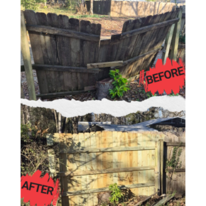 Fence repair, Jackson, MS