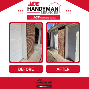 Garage door trim repair & paint Repair Madison, MS