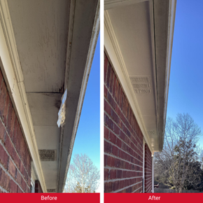 Soffit repair & paint Repair Madison, MS