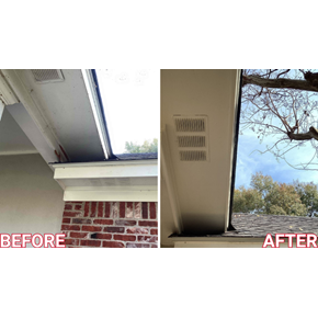 Soffit and facia repair, Madison, MS
