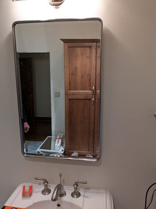 Recessed Medicine Cabinet After Whitefish