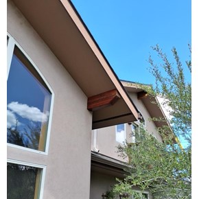 Ace Handyman Services Project in Missoula, MT Refinished beam end.