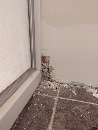 Drywall Repair Project in Omaha before