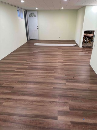 Before: Flooring Installation and Drywall Installation Westwood, NJ