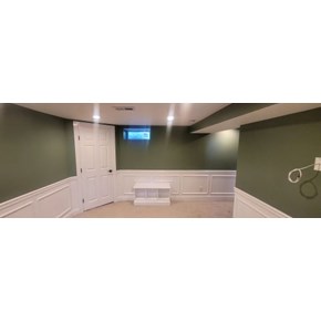 Basement Painting done in River Edge, NJ