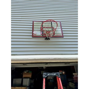 Basketball Loop installation in Robinsville township NJ