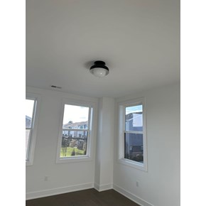 Flash mount light installed in Highland park , NJ