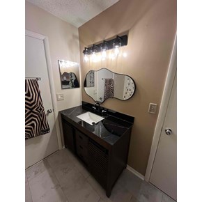 Vanity, Mirror, Light fixture and Medicine Cabinet Replacement in Jackson Township, NJ