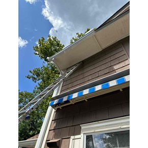 Soffit repaired and painted in Pennington, Nj
