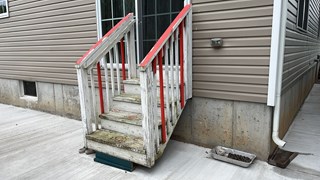 Rebuilding steps in North Brunswick,  NJ