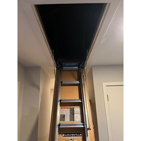 Attic Pulldown ladder installation in Plainsboro NJ