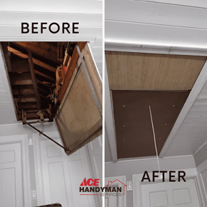 Attic Stairs Installed Attic Stairs Installed