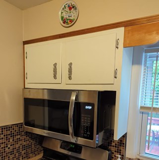 New microwave installed