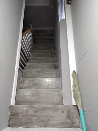 Upgraded and Refinished Steps