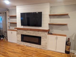 Mantle Installation in Montclair, NJ