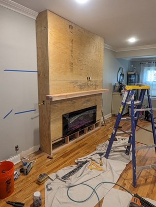 Mantle Installation in Montclair, NJ
