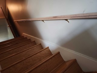 Brand new rail installed by Handyman Troy.in Clifton Park.