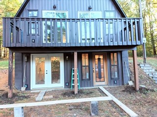 The deck in Stillwater when we arrived.