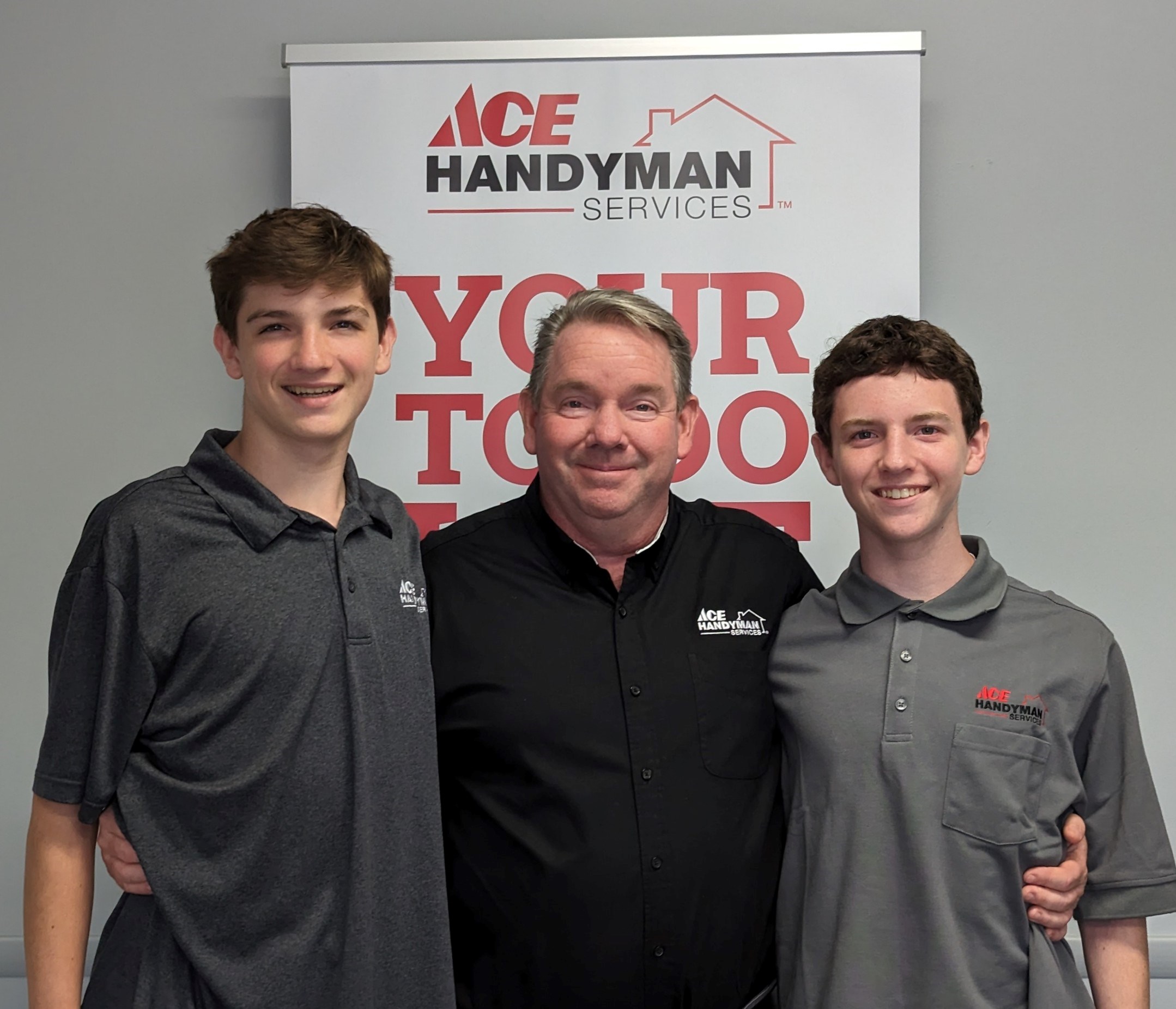 Owen, the owner of AHS Capital District Saratoga Region, and Craftsmen Pete and Troy, bringing helpful to your home!