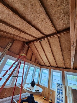 Ceiling Work Before Finger Lakes Penn Yan 