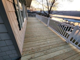 New Deck Keuka Lake Finger Lakes After 
