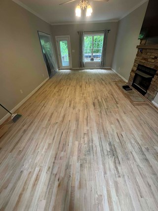 Unfinished hardwood flooring in Clayton NC 