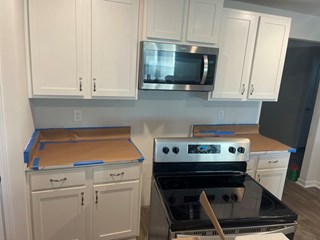 Backsplash before in Leland, NC