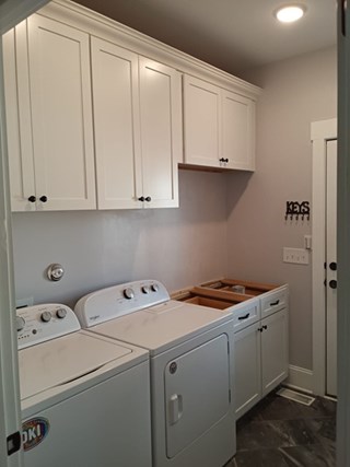 Laundry room refresh after in Southport, NC