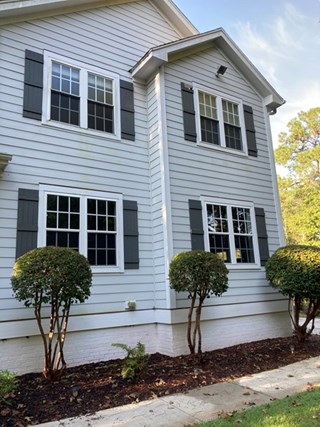 Shutters before replacing with new in Wilmington, NC