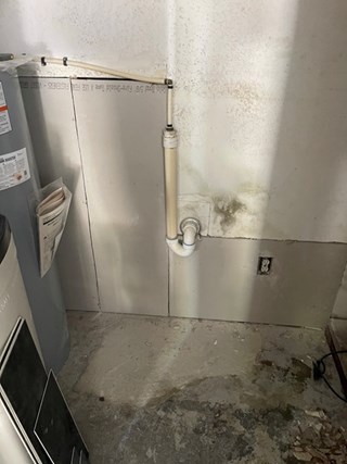 Drywall patch repair before in Southport, NC