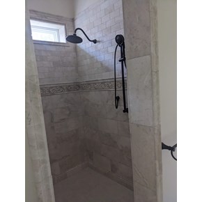 New tiled walk-in shower in Southport, NC New tiled walk-in shower in Southport, NC