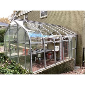 A newly updated greenhouse. 