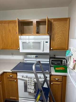 Old above the stove GE microwave stopped working