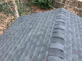 Professional shed roof repair in Raleigh NC 27609, showing completed work