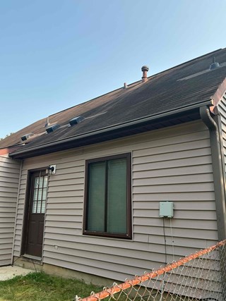 Vinyl siding completely repaired after storm damage in Raleigh NC 27613