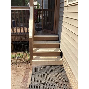 Ace Handyman Services Stairs Project in Durham, NC